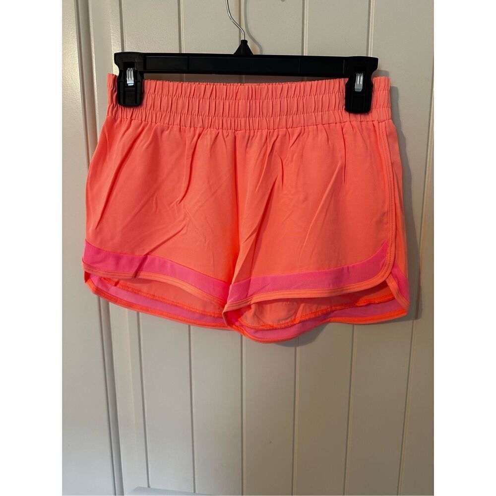 NWT BuffBunny Coral Lightweight Running Shorts Women Size S